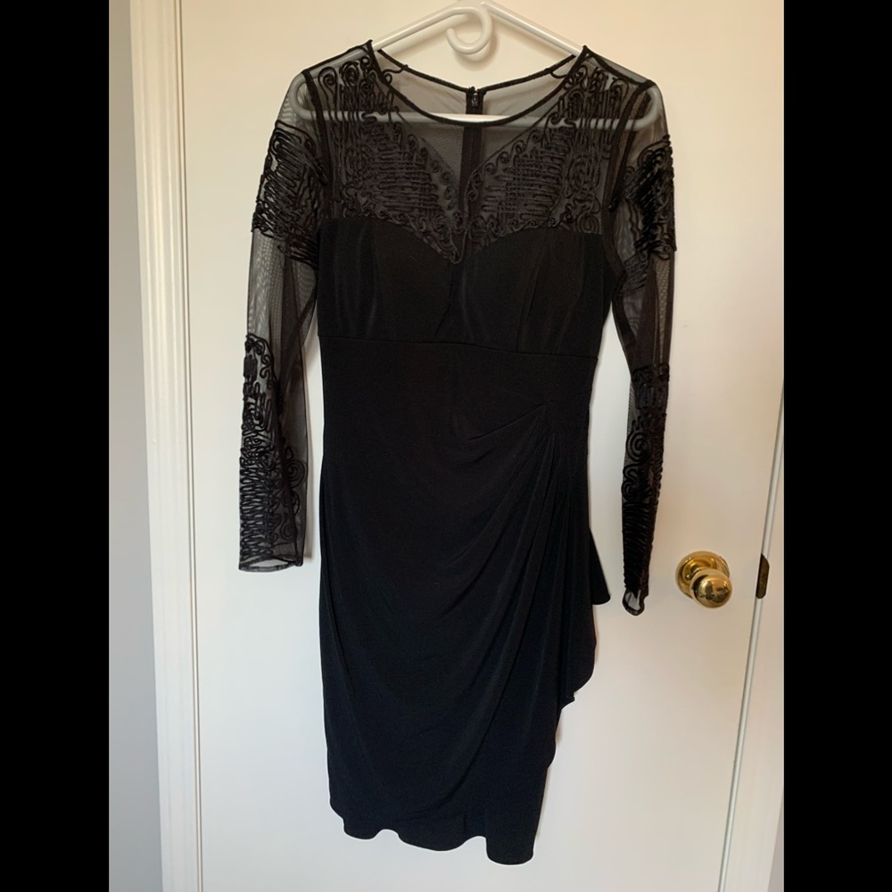 Bellissima Formal LongSleeve Black Dress - Size 10